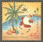 Christmas Island Scott 452 Used